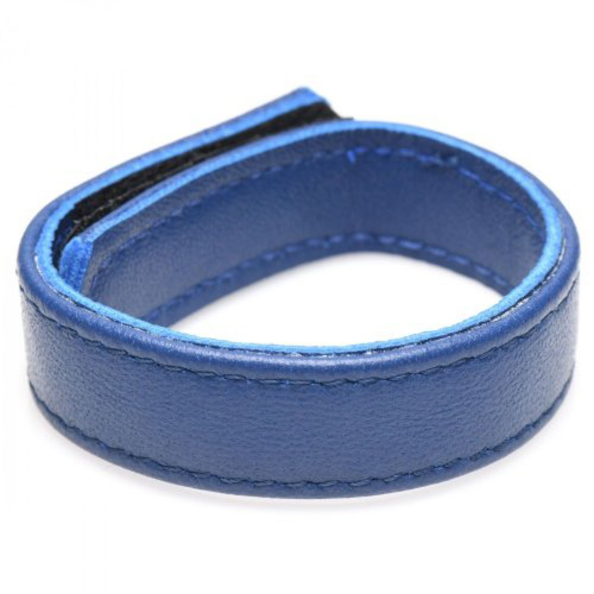 Strict Leather Cock Gear Velcro Cock Ring Blue