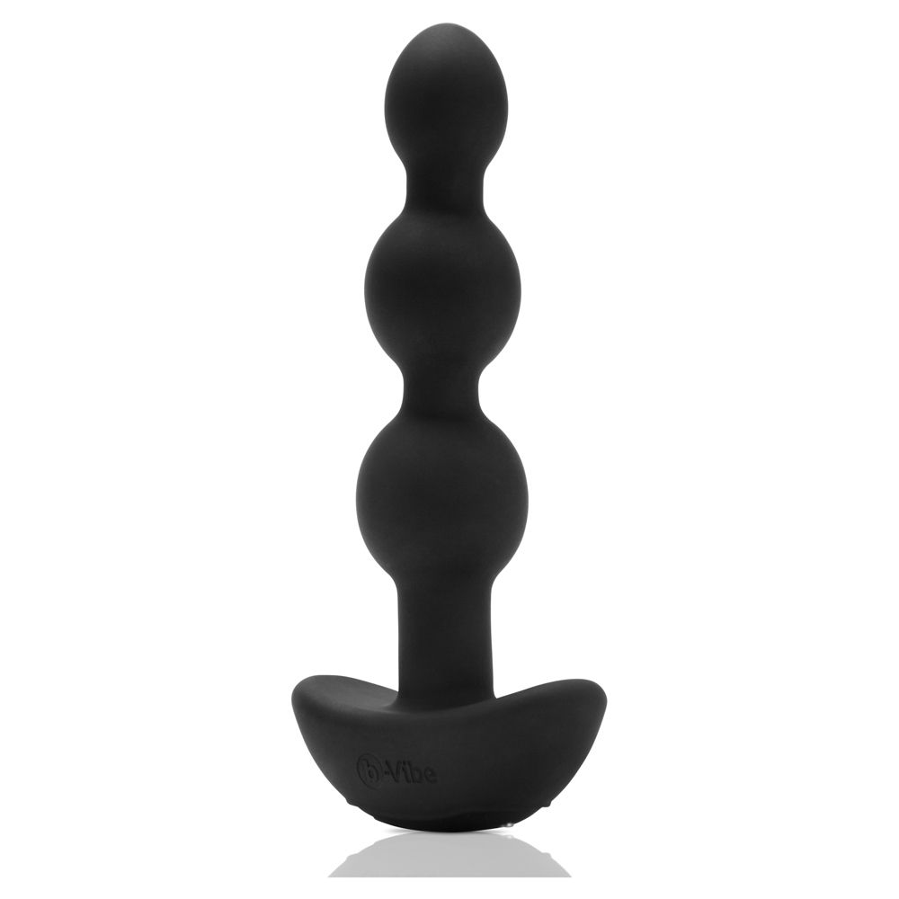 b-Vibe Triplet Anal Beads Black