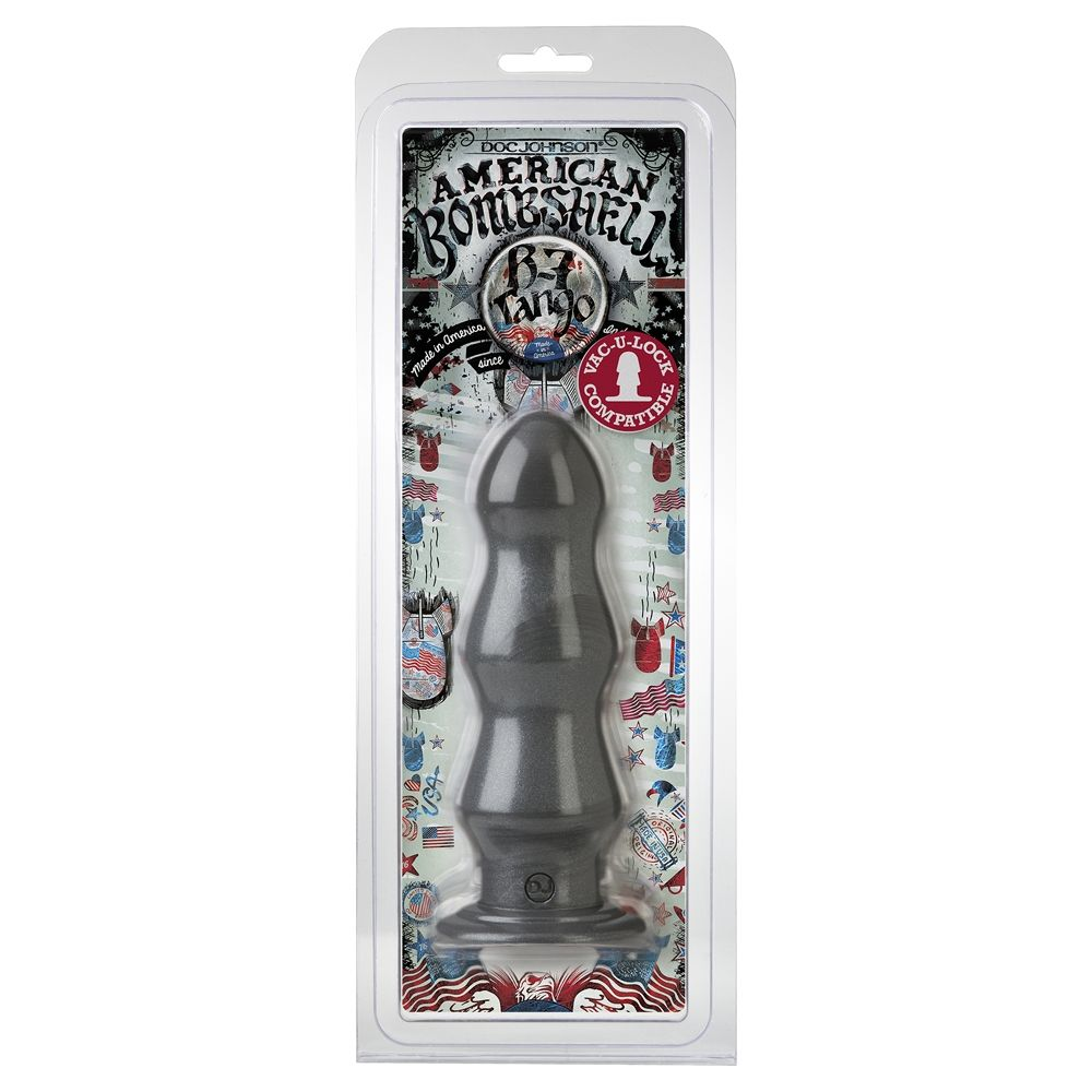 American Bombshell B7 Tango Butt Plug Grey