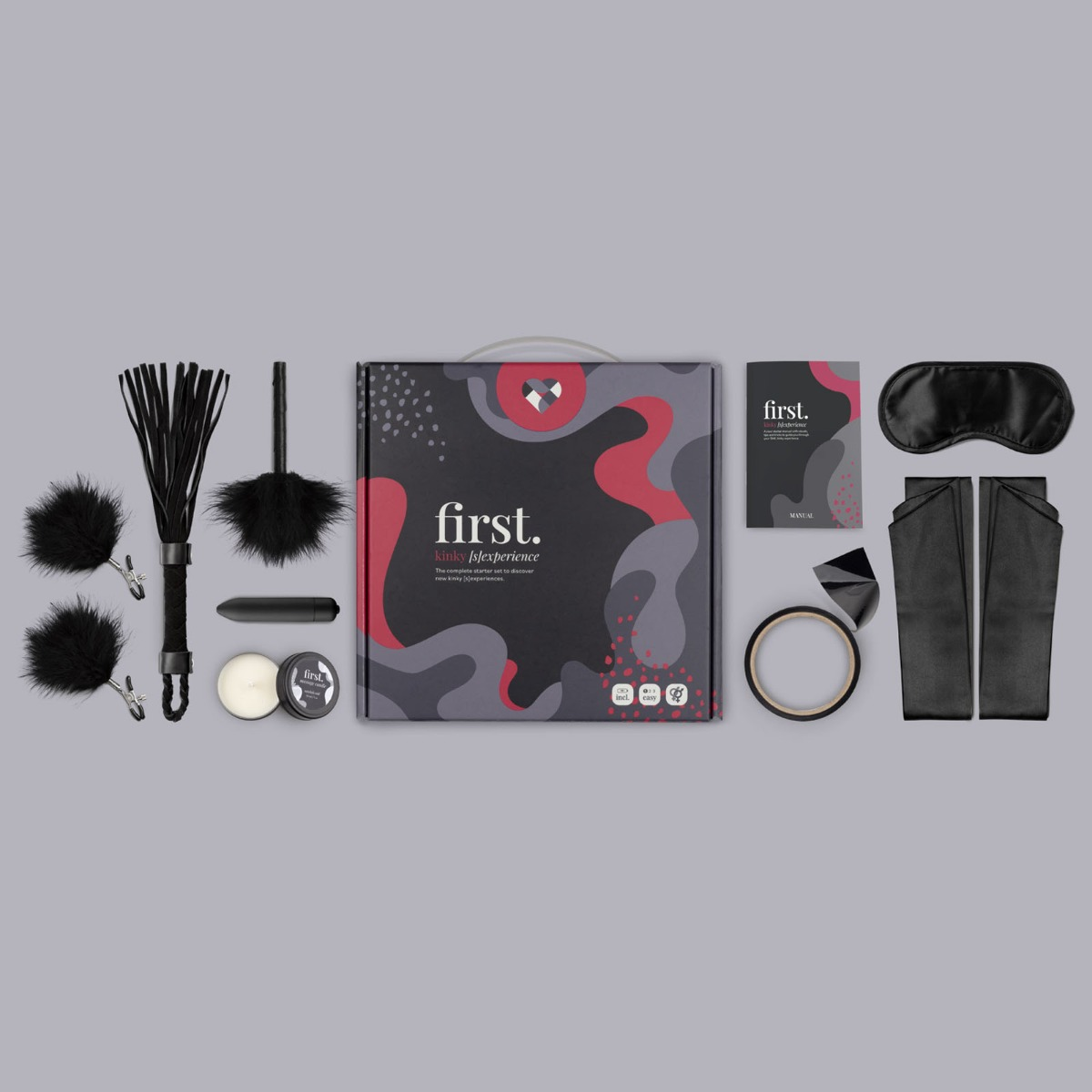 Loveboxxx First. Kinky [S]Experience Bondage Sex Toy Starter Set