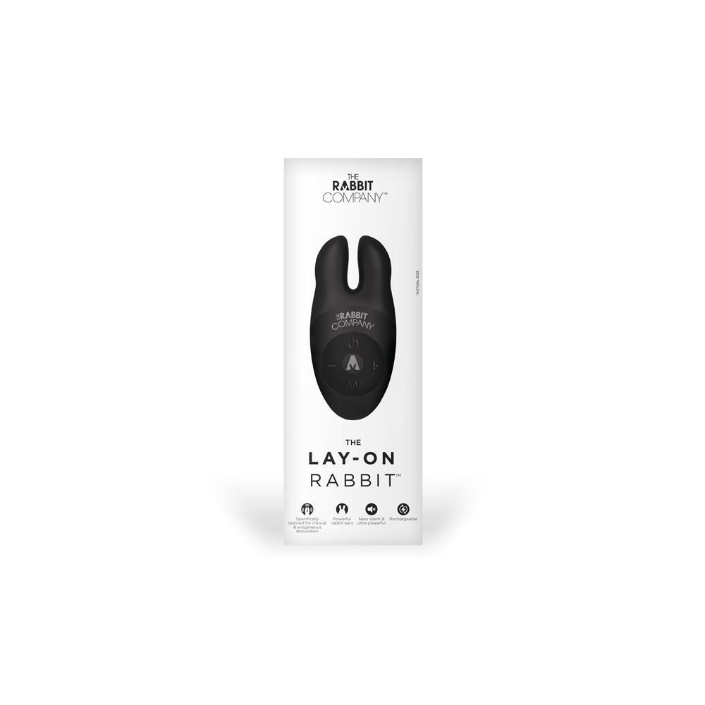 The Rabbit Company The Lay-On Rabbit Black