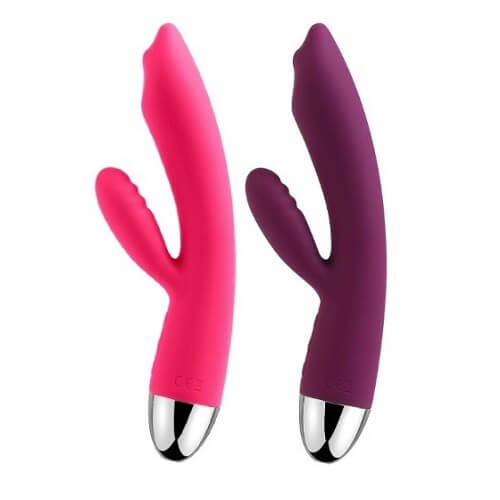 Svakom Trysta Targeted Rolling G-Spot Rabbit Vibrator - Red