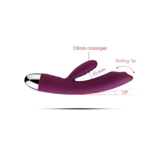 Svakom Trysta Targeted Rolling G-Spot Rabbit Vibrator - Red