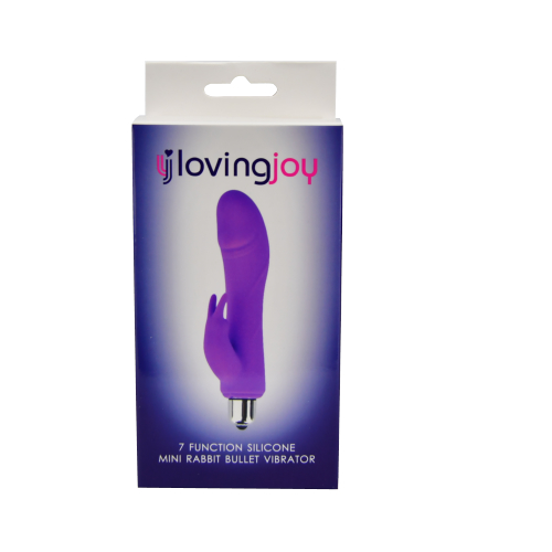 Loving Joy 7 Function Silicone Mini Rabbit Bullet Vibrator