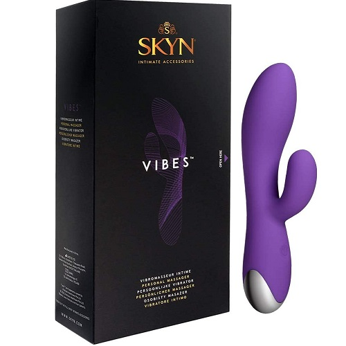 Mates SKYN Vibes Personal Pleasure Vibrating Rabbit Massager