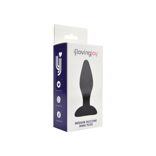 Loving Joy Silicone Anal Plug Medium