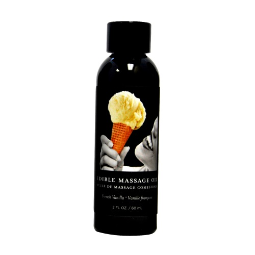 Earthly Body Edible Massage Oil 2oz - Vanilla