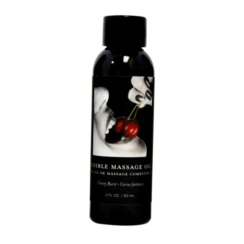 Earthly Body Edible Massage Oil 2oz - Vanilla