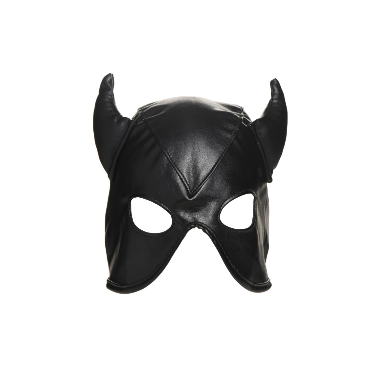 Master Series Dungeon Demon Bondage Hood with Horns