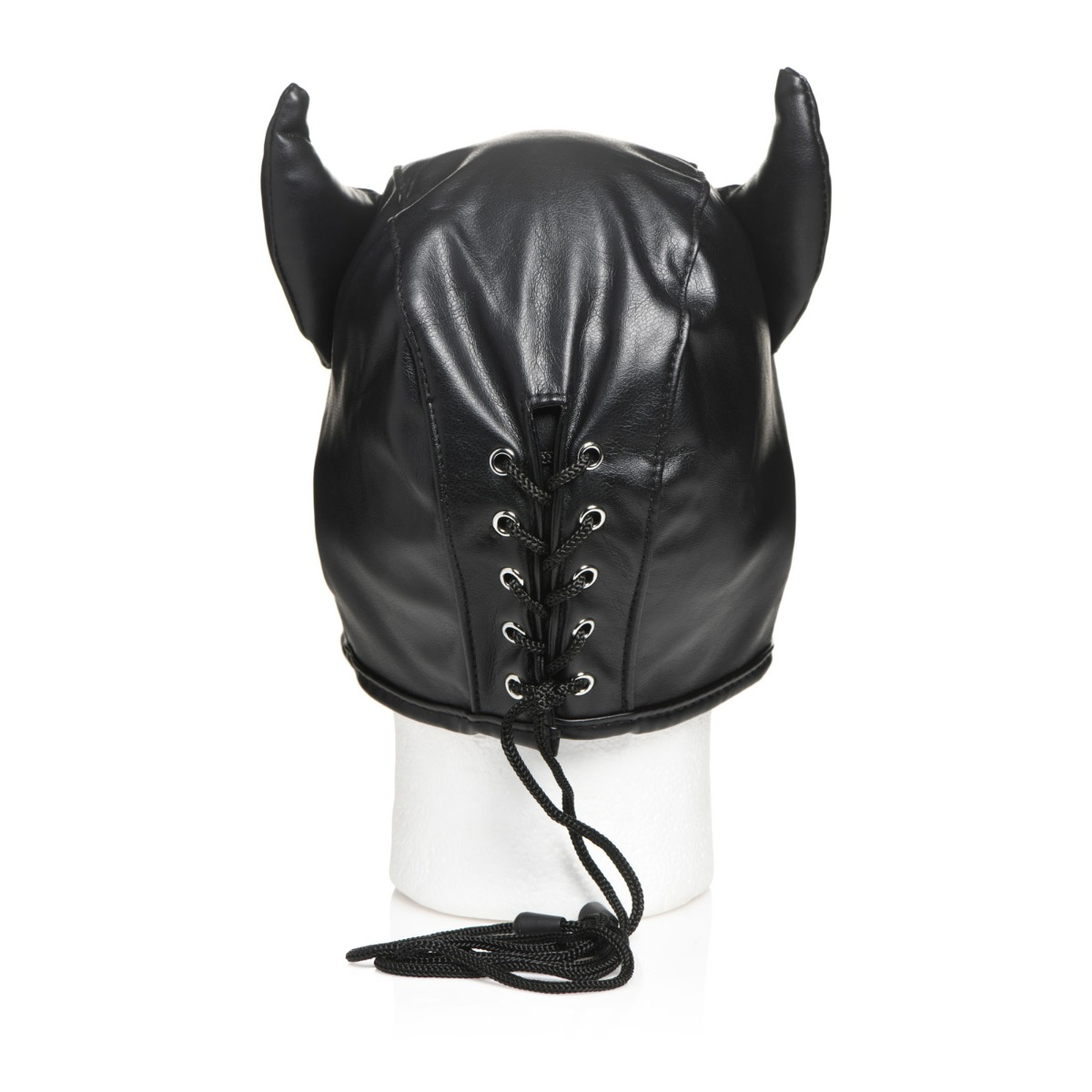 Master Series Dungeon Demon Bondage Hood with Horns