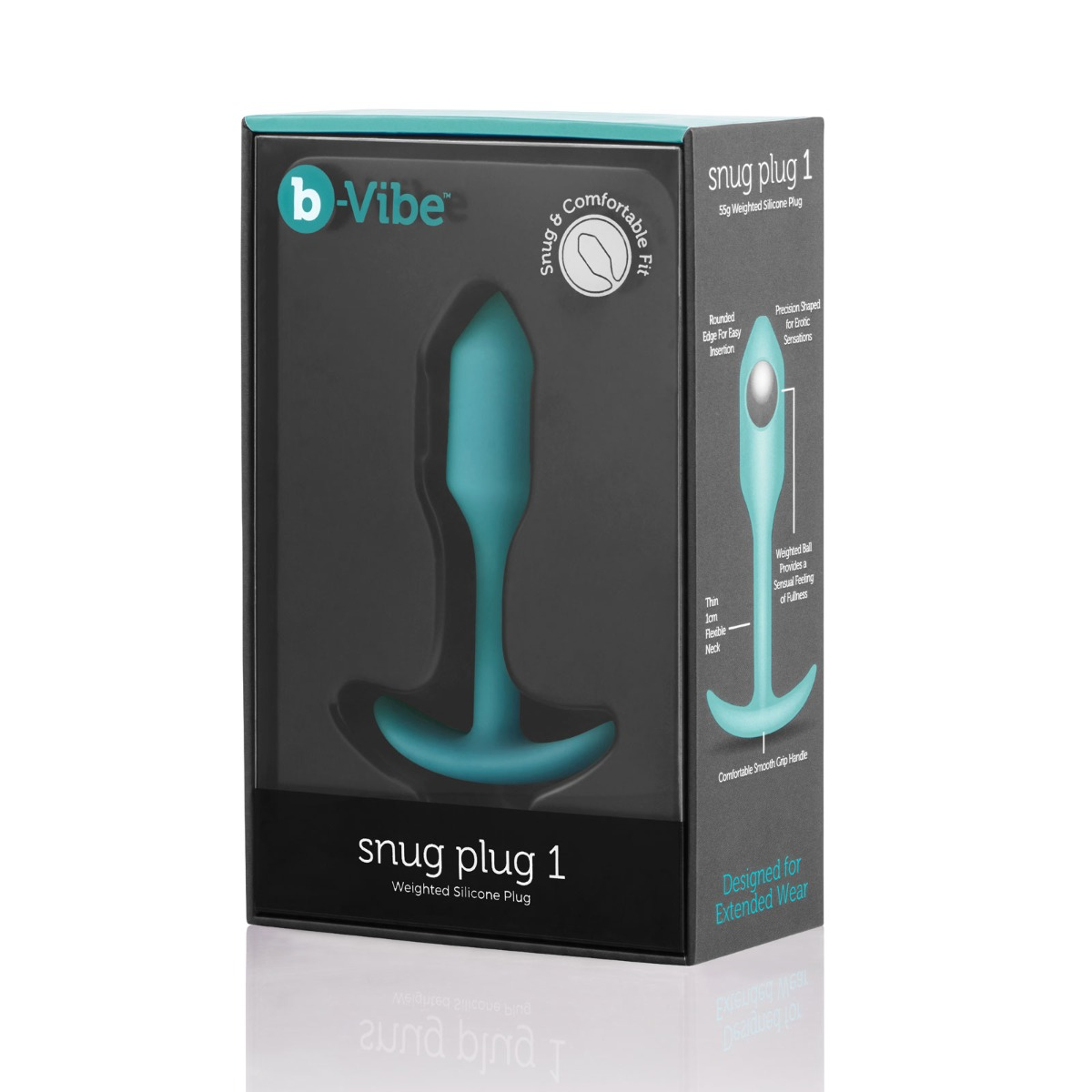 b-Vibe Snug Plug 1 Butt Plug Mint Green