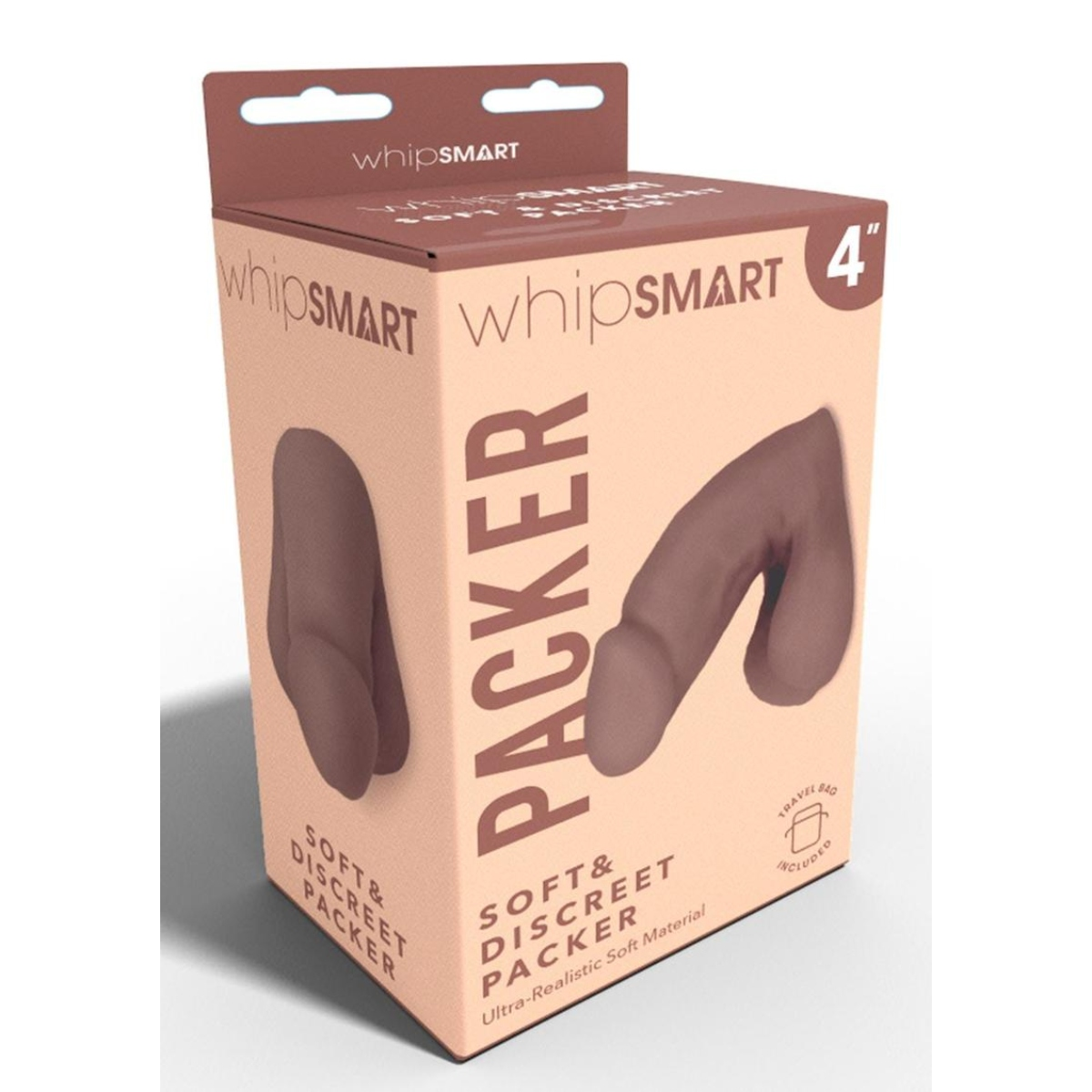 Whipsmart Soft &amp; Discreet Packer Dildo Brown (4)"