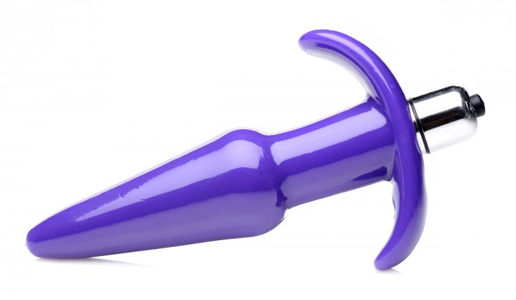 Thrilling Purple Smooth Anal Plug