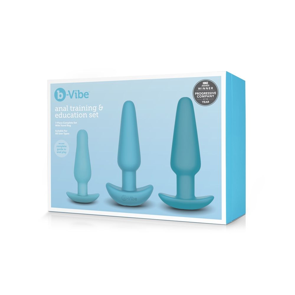 b-Vibe Anal Education Set Blue