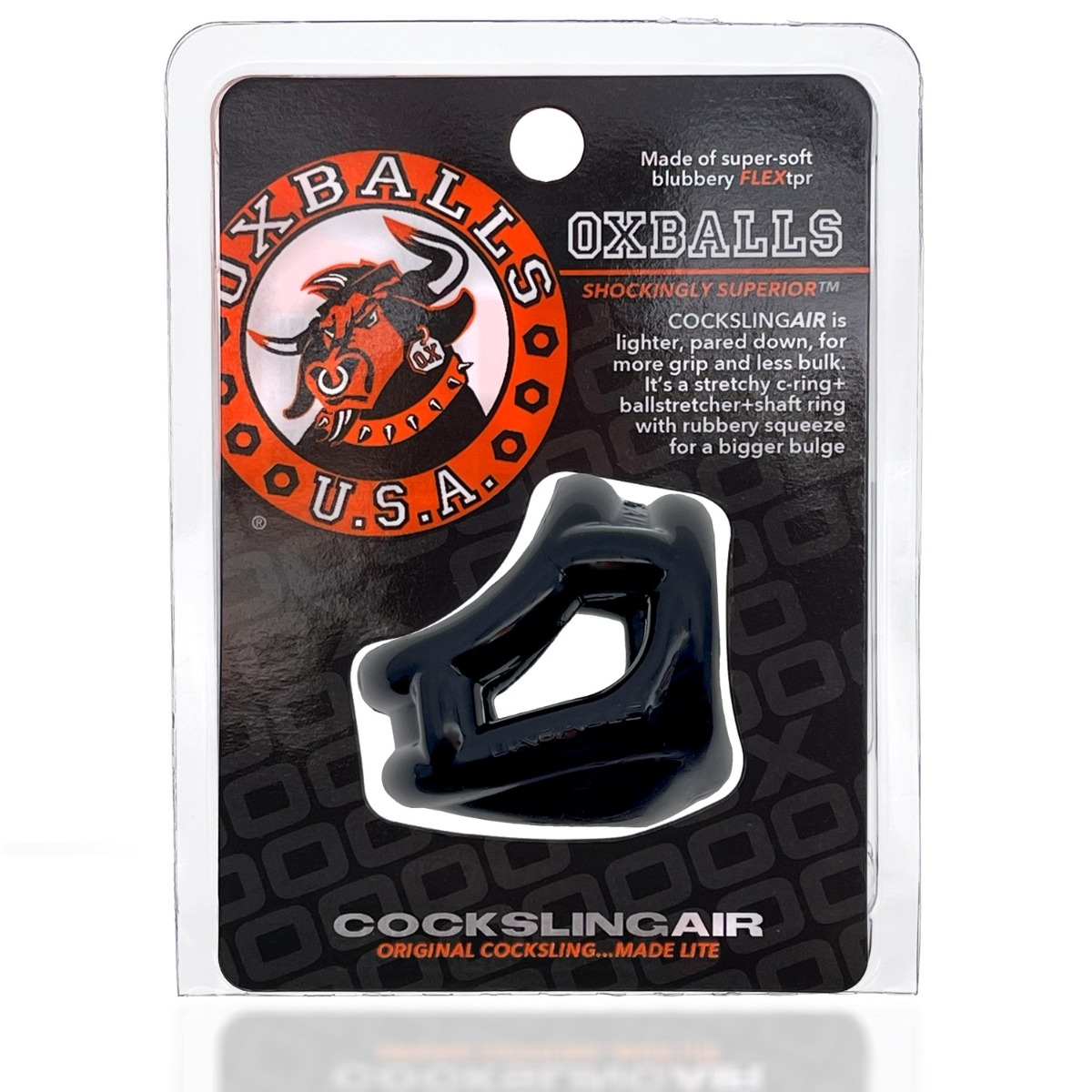 Oxballs Cocksling Air Original Cocksling Made Lite Black