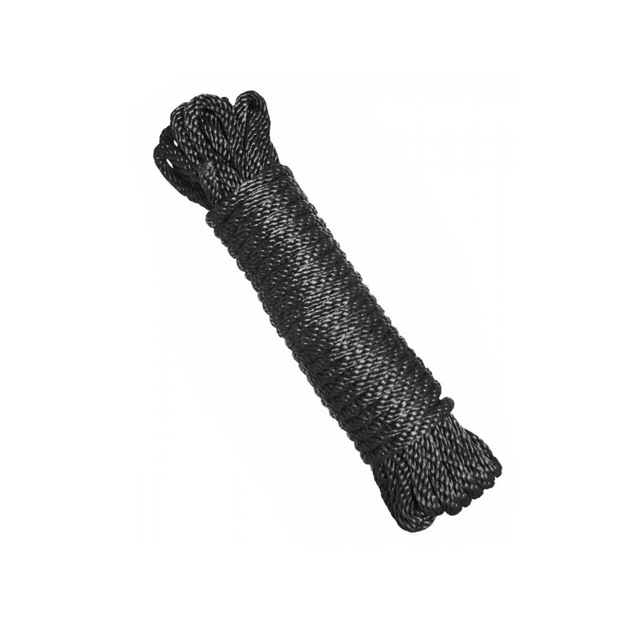 Karada Black Bondage Rope - 25 Feet