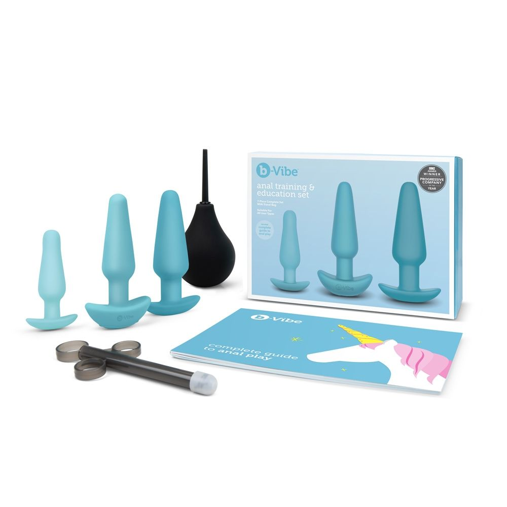 b-Vibe Anal Education Set Blue