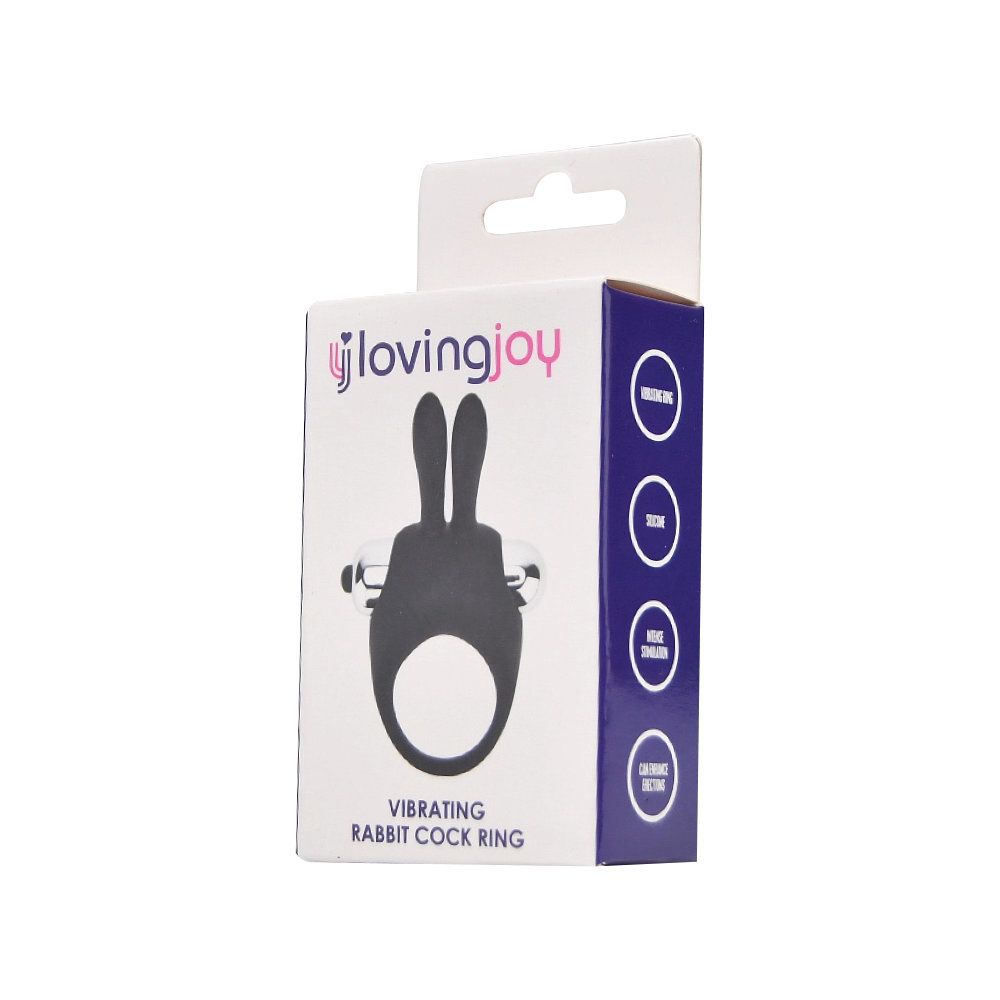 Loving Joy Silicone Vibrating Rabbit Cock Ring