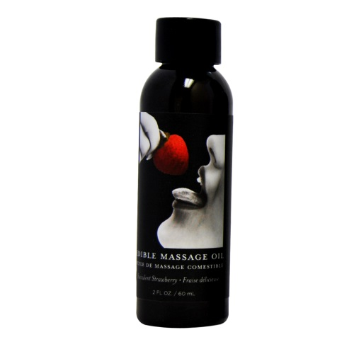 Earthly Body Edible Massage Oil 2oz - Grape