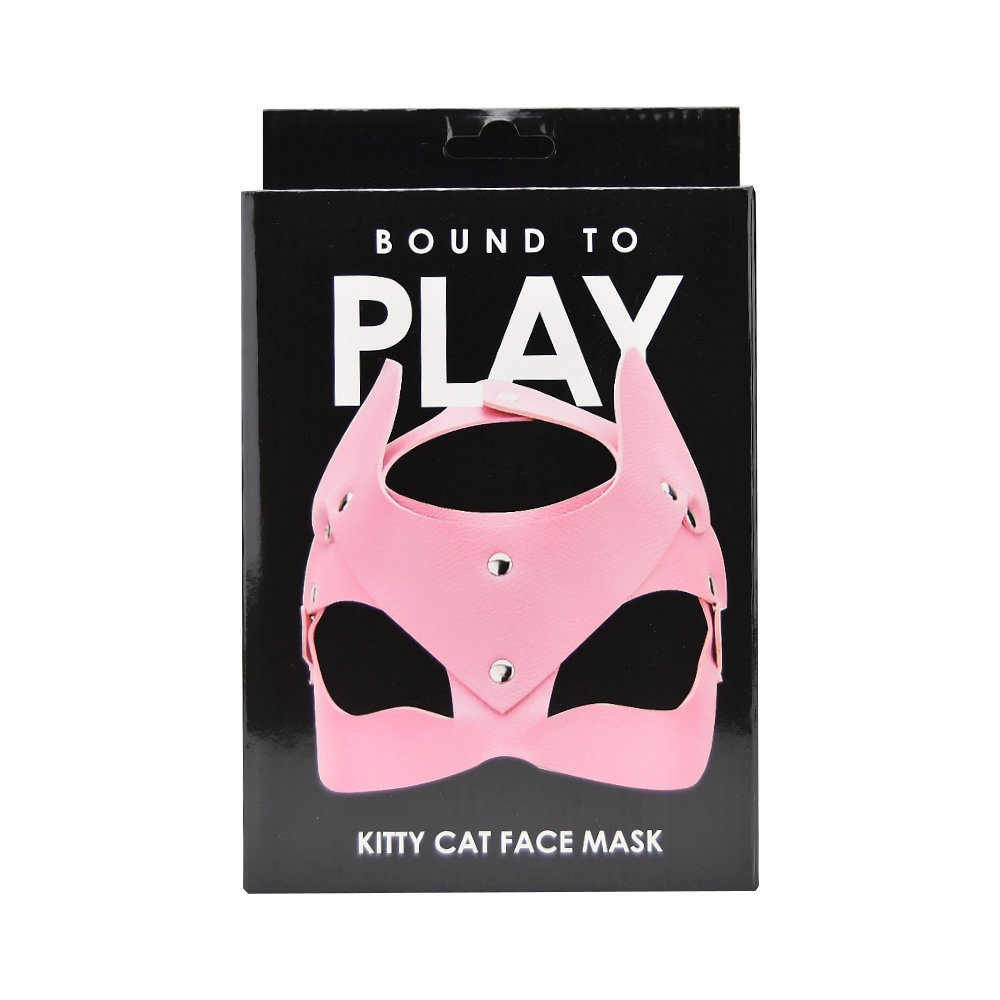 Bound to Play Kitty Cat Face Mask Pink