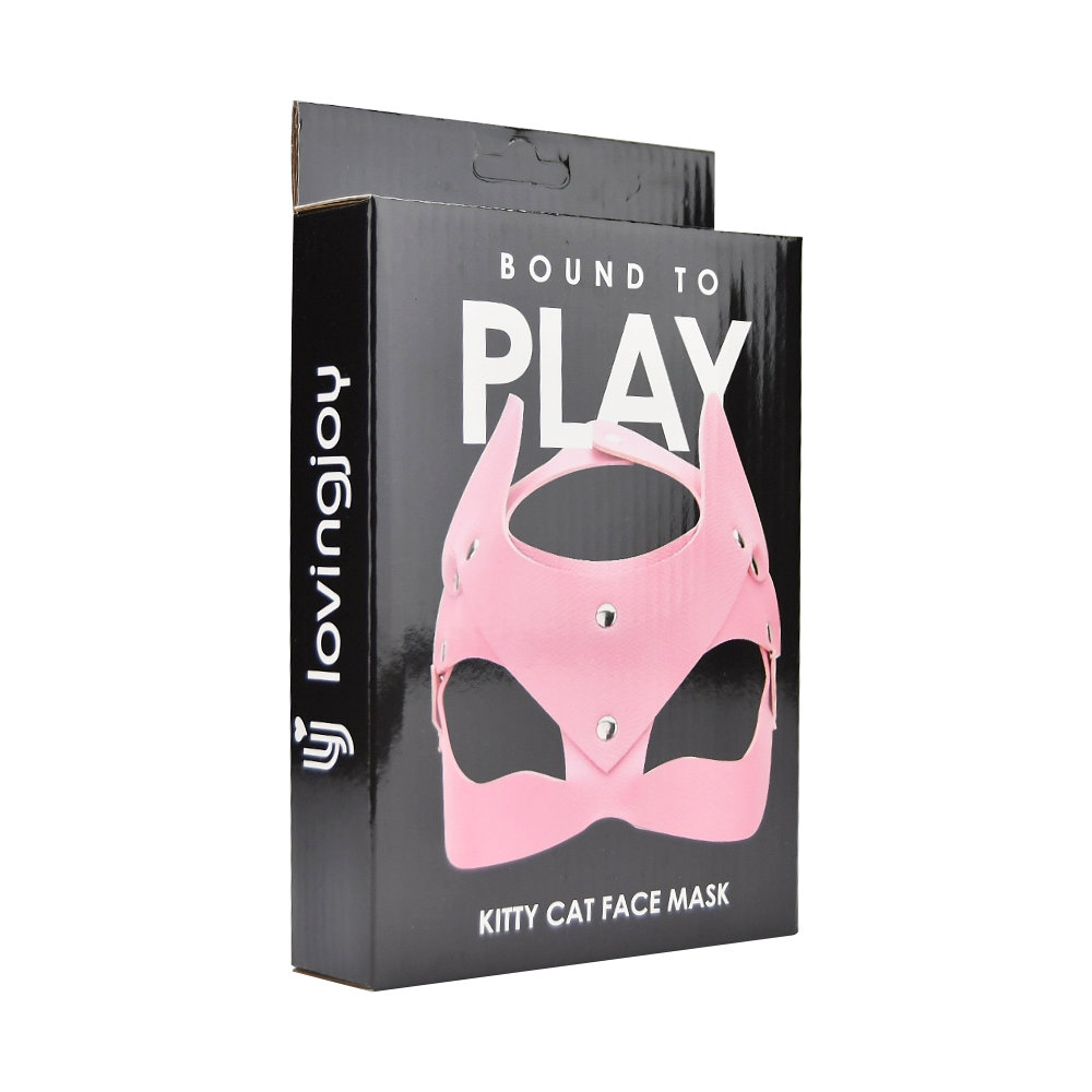 Bound to Play Kitty Cat Face Mask Pink